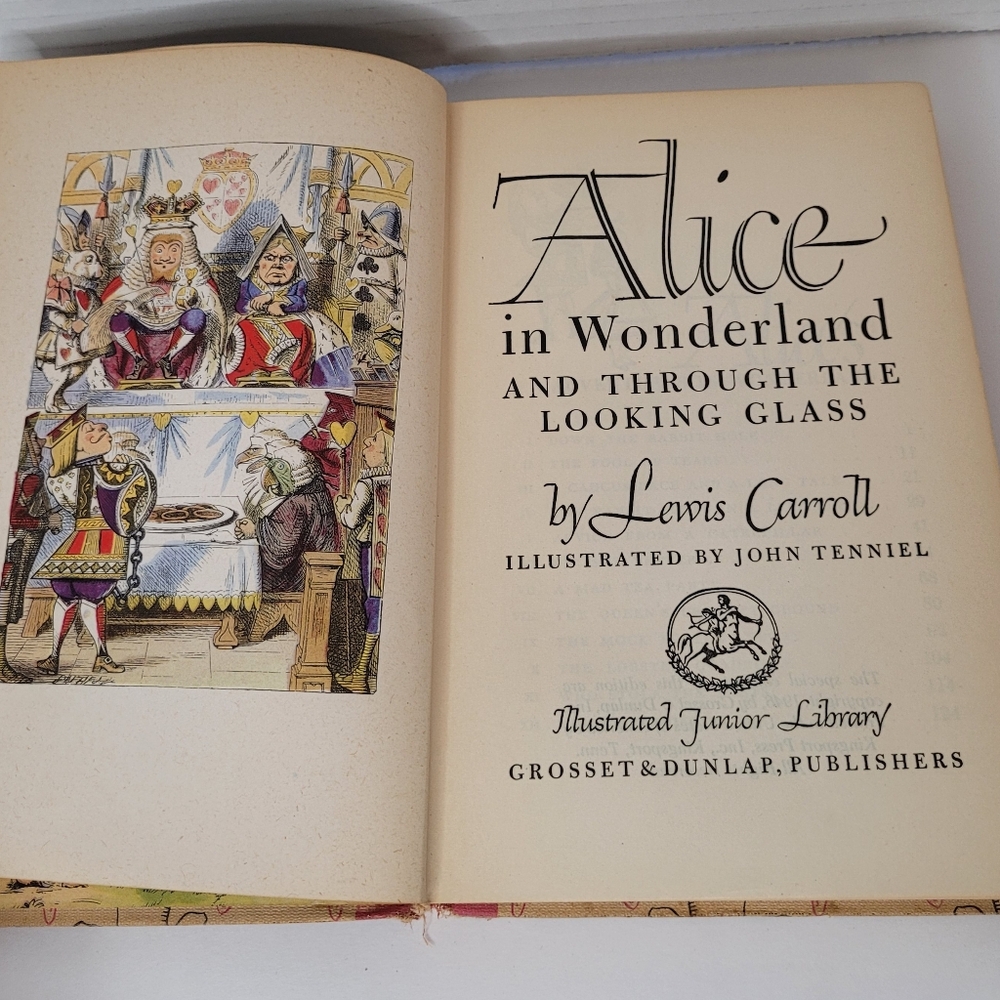 Alice in Wonderland and Through the Looking Glass by Lewis Carroll, 1946 Illustr